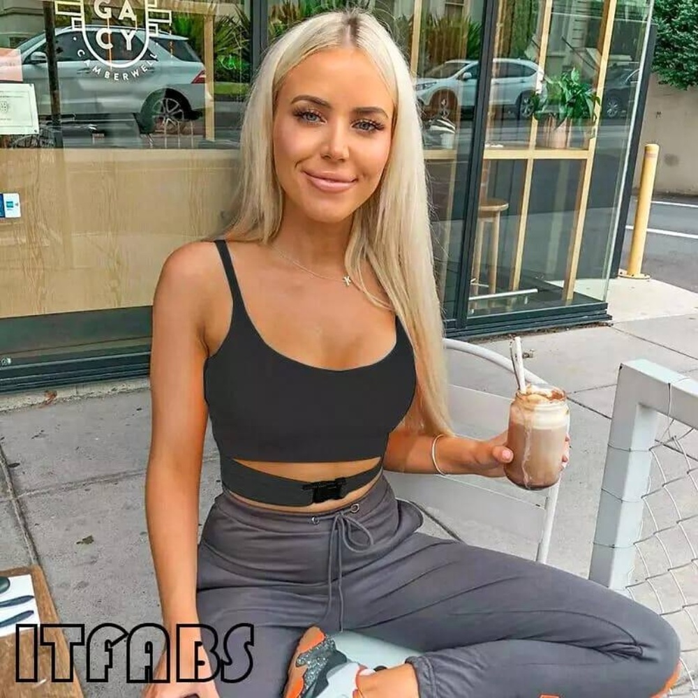 Black Crop Top